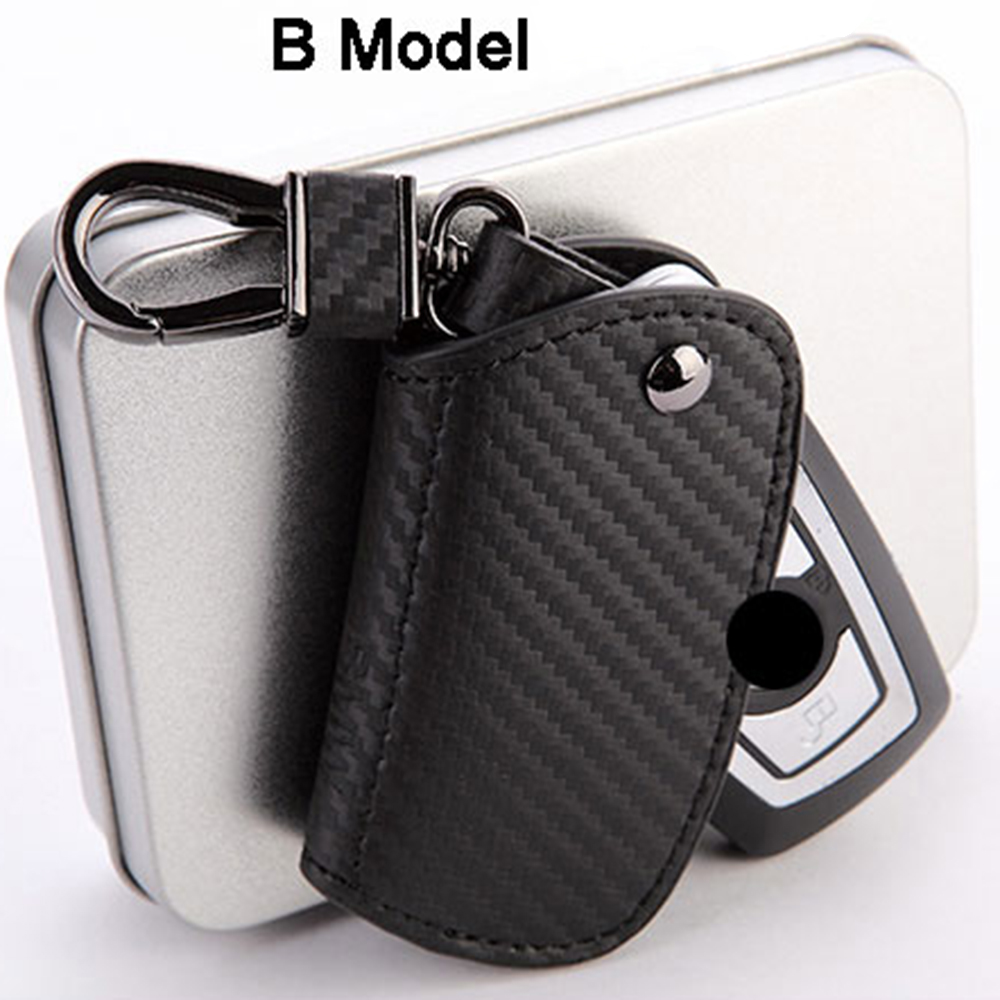 Key Holder Leather Pouch - หนังสำหรับBMW E90 E60 E70 E87 1