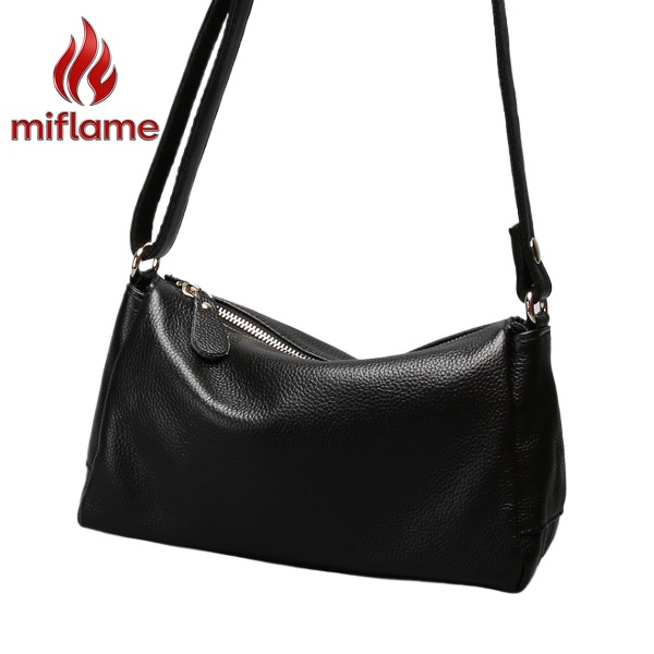 Luxury Bags Quiet - กระเป๋าหนังแท้สะพายข้างสำหรับผู้หญิง กระเป๋าหนังนุ่มสะพายไหล่พร้อมสายสะพายถอดได้ ไม่มีโลโก้ สไตล์มินิมอล เรียบหรู