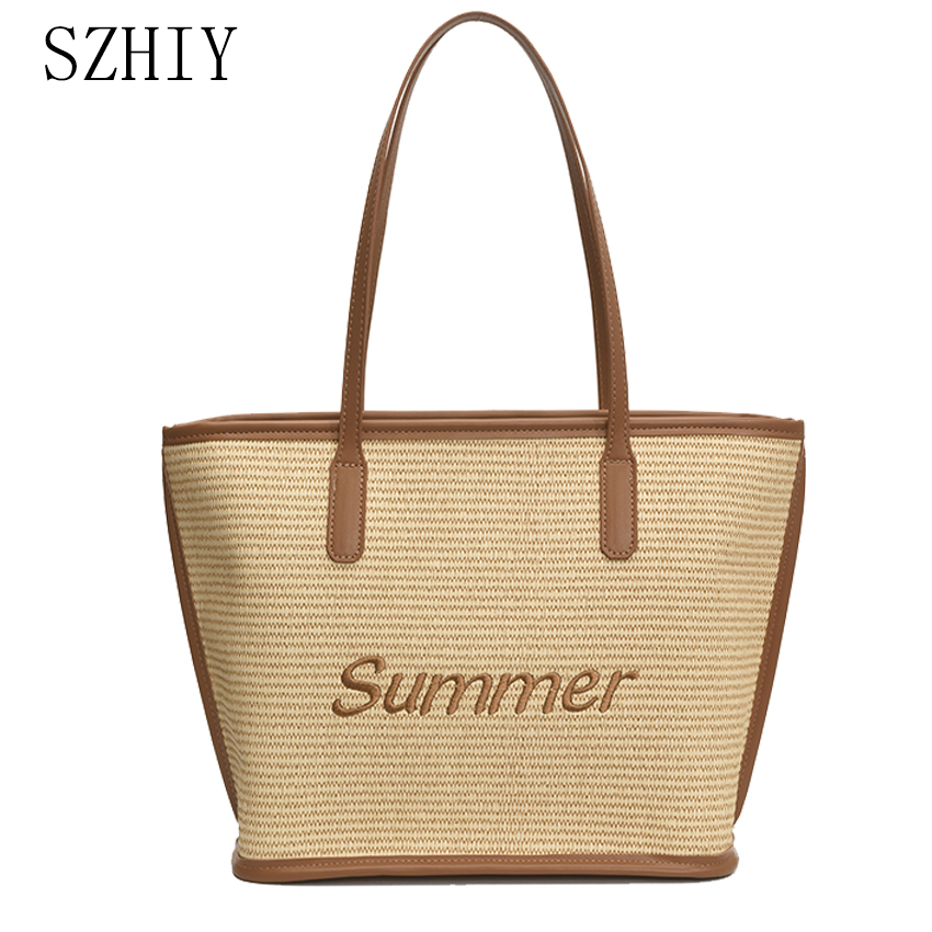 Luxury Bags Medium Size - Luxury Designer Tote กระเป๋าสะพายสตรีฤดูร้อนคลาสสิกช้อปปิ้งกระเป๋าเดินทางและสันทนาการกระเป๋าถือขนาดกลางใหม่ Bolsos Lujo