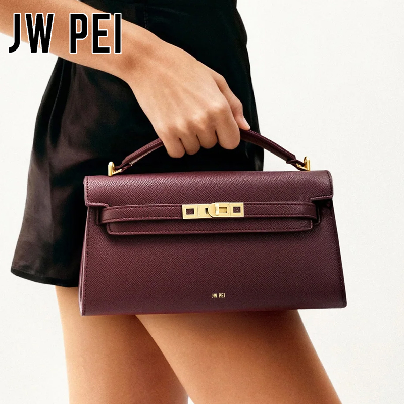 Structured Handbag Top Handle - กระเป๋าถือหนังลายจระเข้สำหรับผู้หญิง JW PEI Noor รุ่นมินิ พร้อมหูหิ้ว
