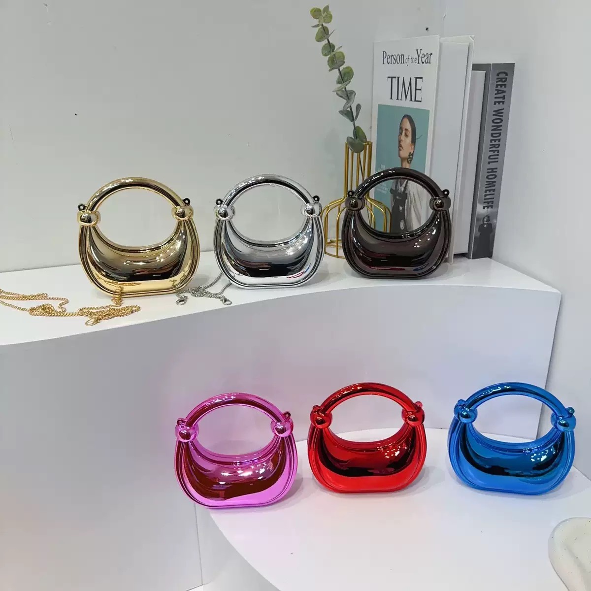 Luxury Bags Brand - Mini Golden Evening กระเป๋าและกระเป๋าถือ Luxury Designer
