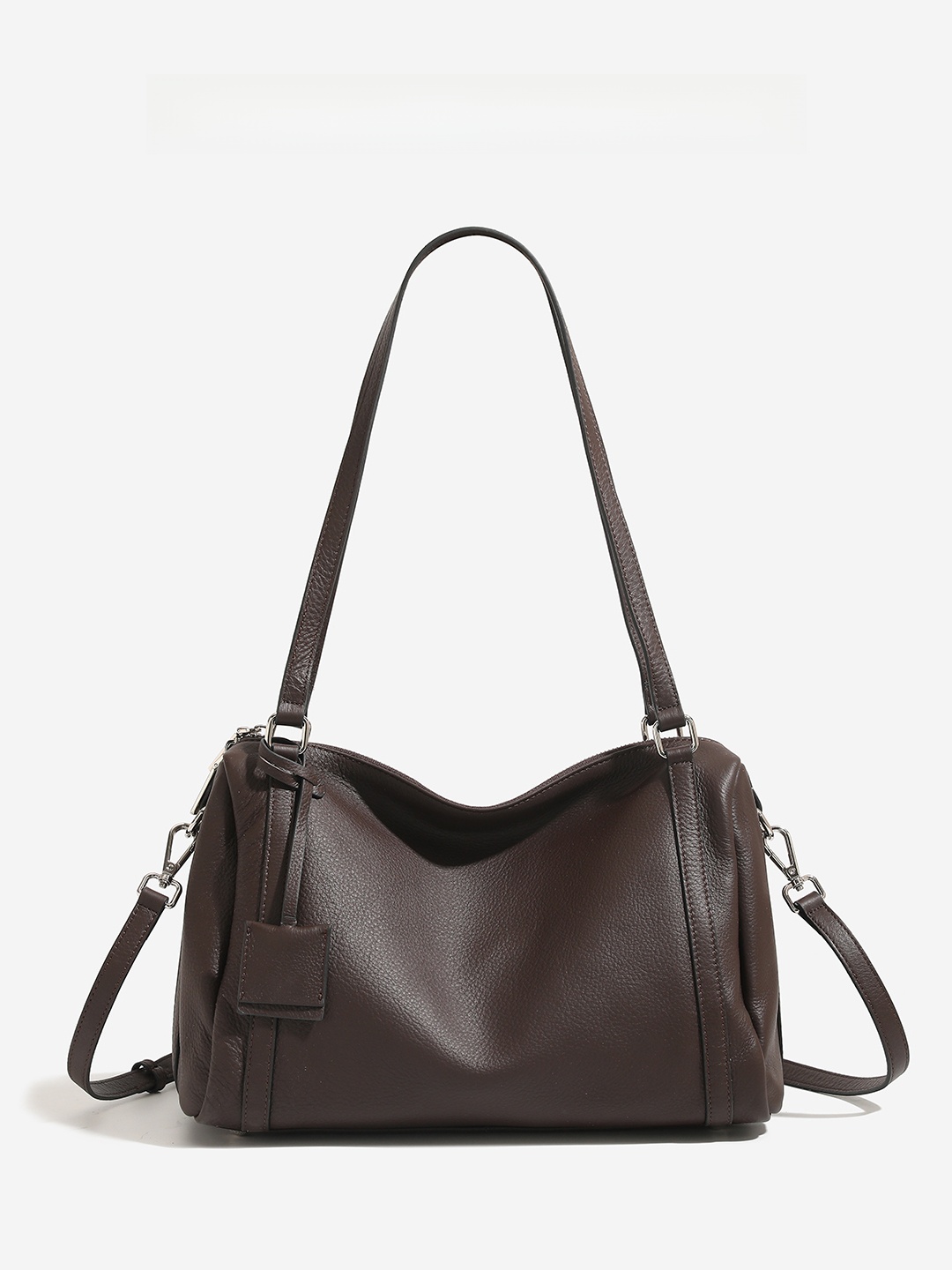 Luxury Bags Medium Size - ชาร์ลค์กิตตี้กระเป๋าถือสตรี สไตล์ลำลองหรูหรา กระเป๋าสะพายหนังสีตัดกัน ขนาดกลาง รูปทรงสี่เหลี่ยม กระเป๋าโฮโบ