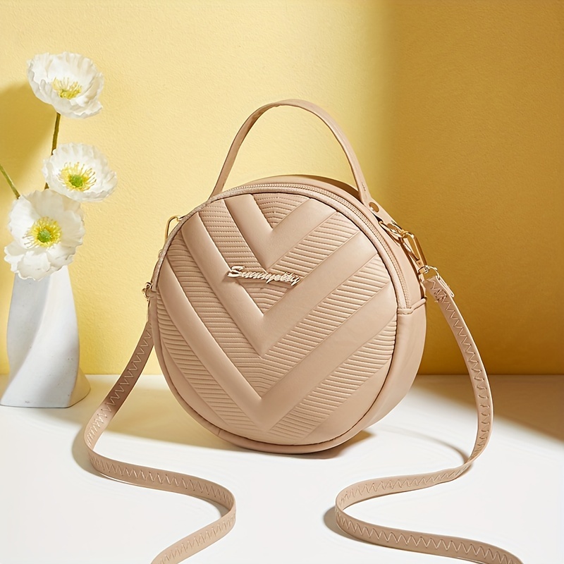 กระเป๋าถือแฟชั่นสตรีแบบทอขนาดเ - Structured Handbag Top Handle บทวิจารณ์และราคา