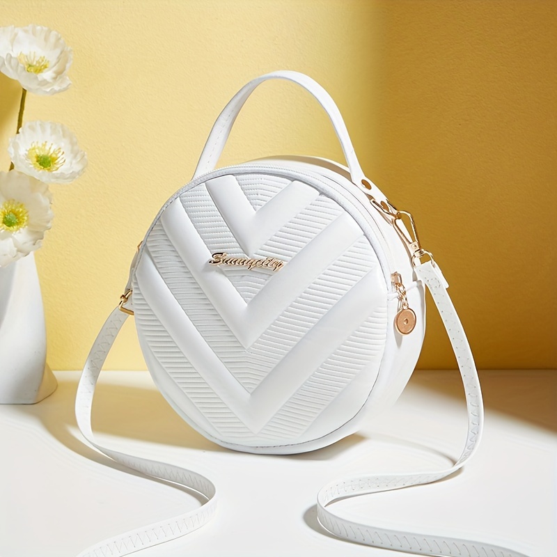 กระเป๋าถือแฟชั่นสตรีแบบทอขนาดเ - Structured Handbag Top Handle บทวิจารณ์และราคา