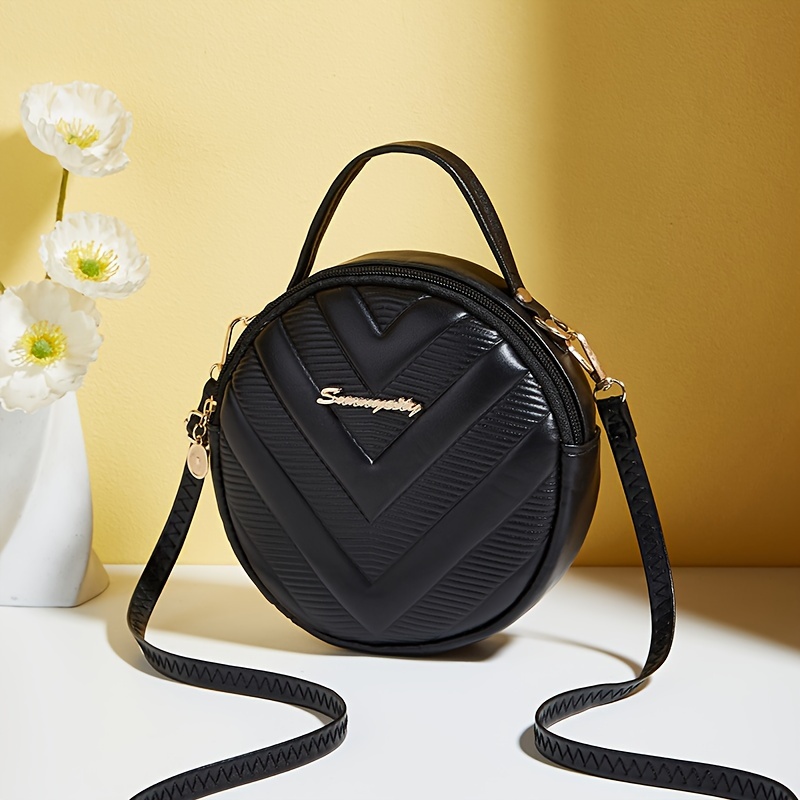 กระเป๋าถือแฟชั่นสตรีแบบทอขนาดเ - Structured Handbag Top Handle บทวิจารณ์และราคา