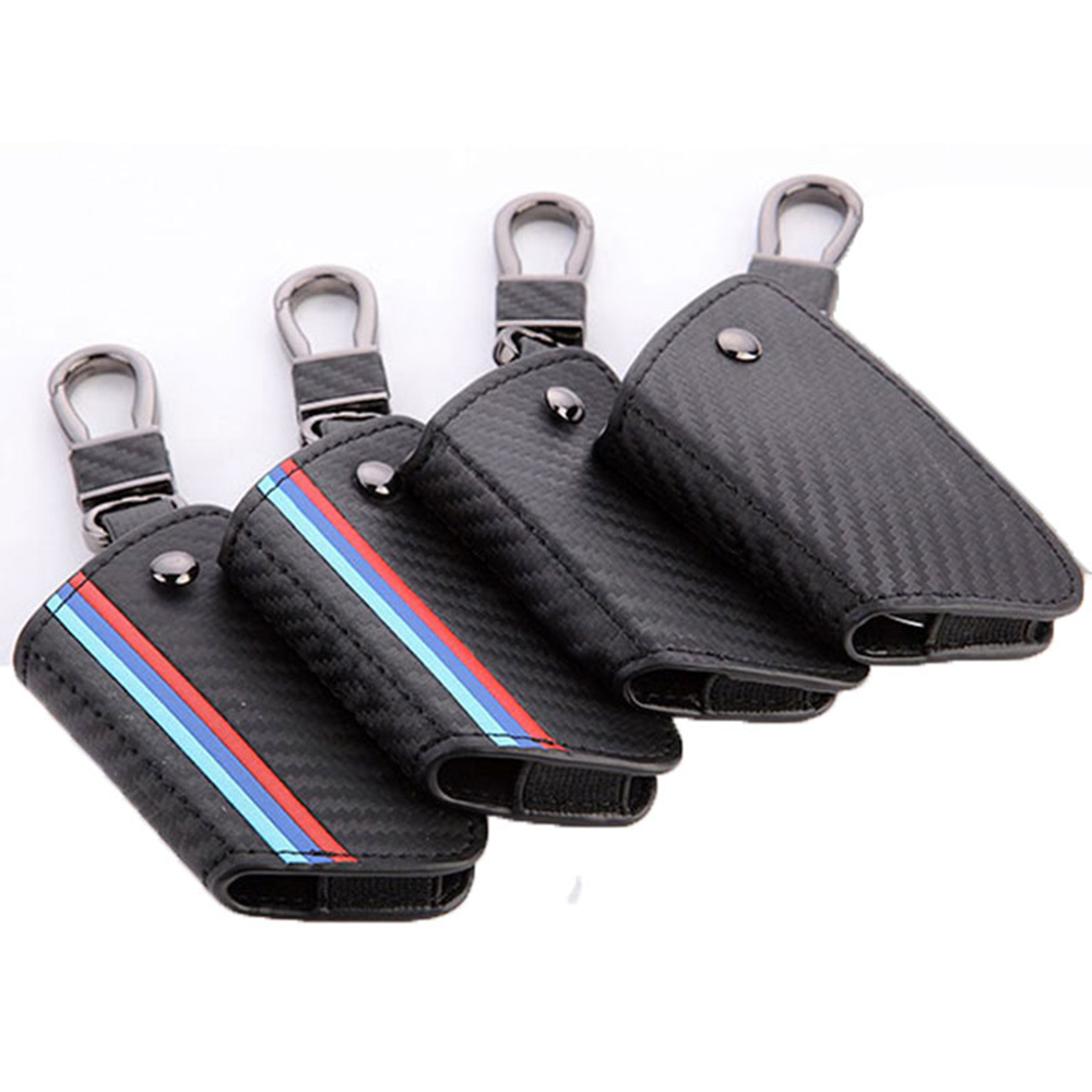 หนังสำหรับBMW E90 E60 E70 E87  - Key Holder Leather Pouch บทวิจารณ์และราคา