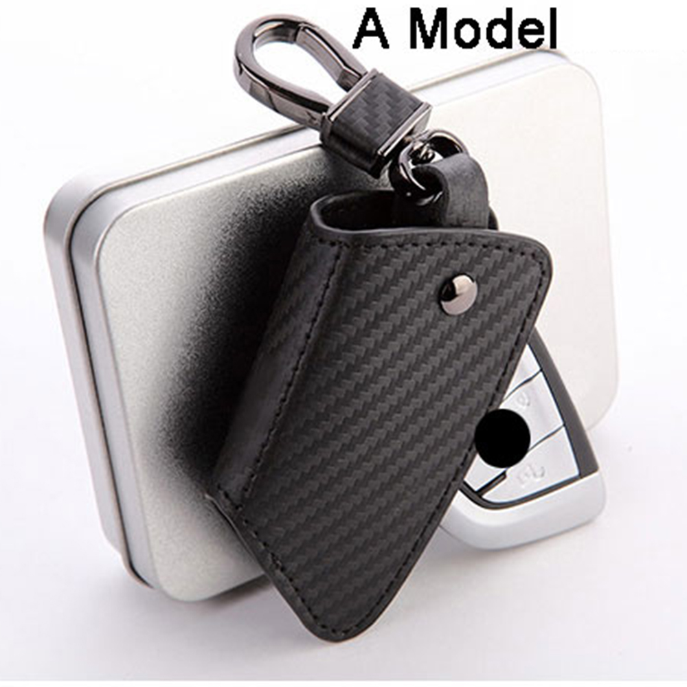 หนังสำหรับBMW E90 E60 E70 E87  - Key Holder Leather Pouch บทวิจารณ์และราคา