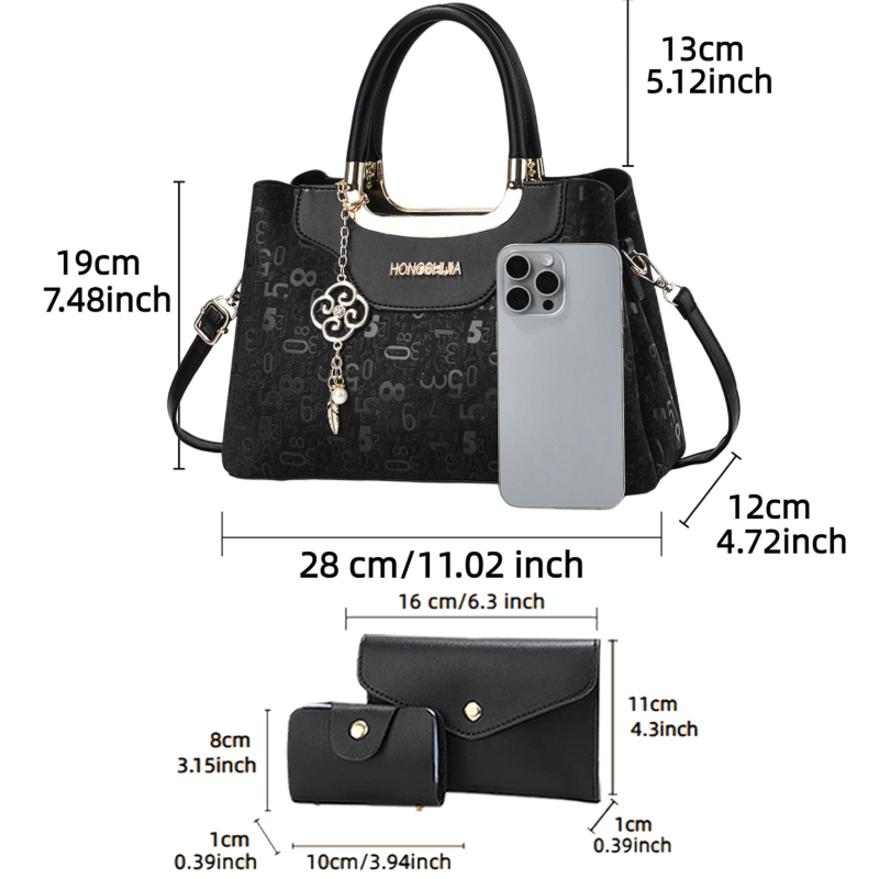 ชุดกระเป๋าถือแฟชั่นผู้หญิง 3 ช - Luxury Bags & Leather Repair Of Atlanta บทวิจารณ์และราคา