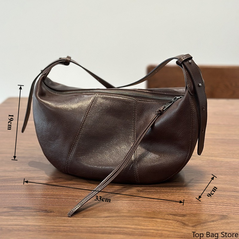 กระเป๋าหนังแท้ทรงโฮโบสำหรับผู้ - Luxury Bags Quiet บทวิจารณ์และราคา