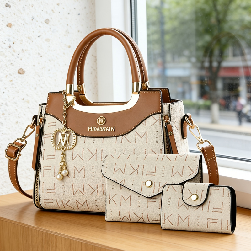 ชุดกระเป๋าพิมพ์ลายตัวอักษร 3 ช - Luxury Bags & Leather Repair Of Atlanta บทวิจารณ์และราคา
