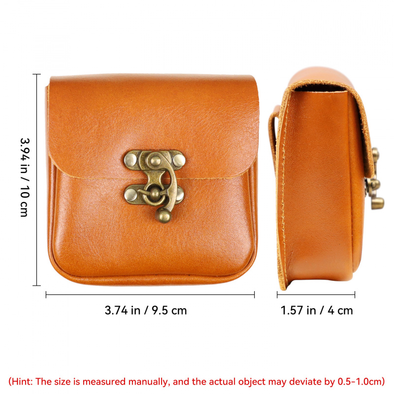 กระเป๋าคาดเอวหนังวัวแท้ขนาดเล็ - Key Holder Leather Pouch บทวิจารณ์และราคา