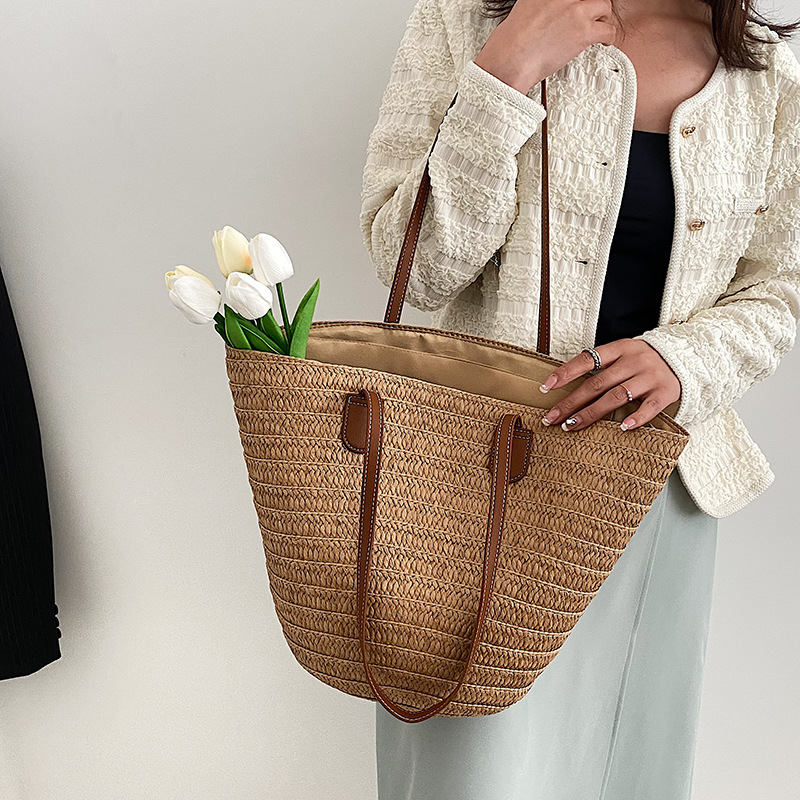 ผู้หญิงขนาดใหญ่ความจุไหล่กระเป - Luxury Beach Bags Ysl บทวิจารณ์และราคา