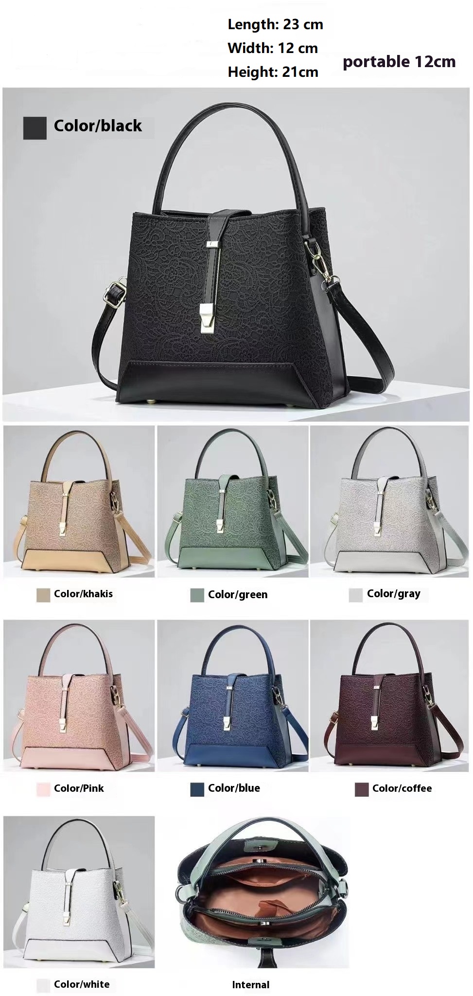 ใหม่หรูหรา Tote กระเป๋าหนัง Cl - Luxury Bags Office บทวิจารณ์และราคา