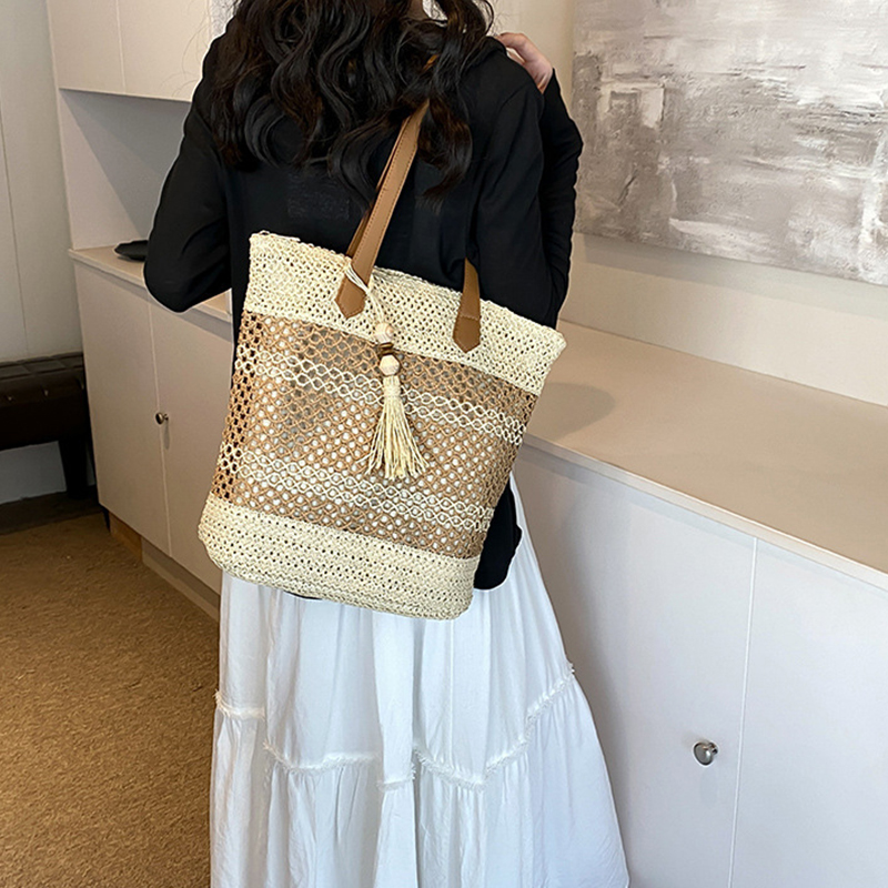 ฤดูร้อนฟางกระเป๋าผู้หญิงคุณภาพ - Luxury Beach Bags Ysl บทวิจารณ์และราคา