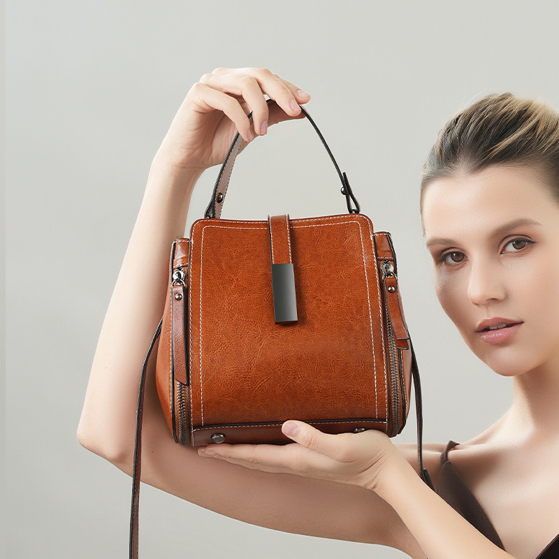กระเป๋าหนังแท้สะพายข้างสำหรับผ - Luxury Bags Quiet บทวิจารณ์และราคา