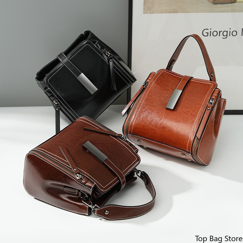 กระเป๋าหนังแท้สะพายข้างสำหรับผ - Luxury Bags Quiet บทวิจารณ์และราคา