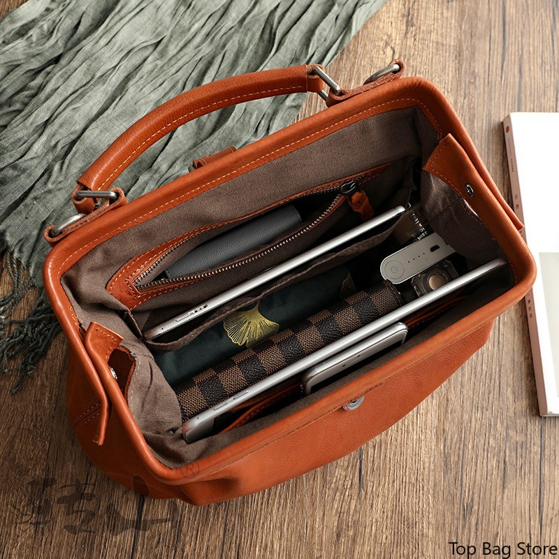 กระเป๋าหนังแท้สะพายไหล่สำหรับผ - Luxury Bags Quiet บทวิจารณ์และราคา