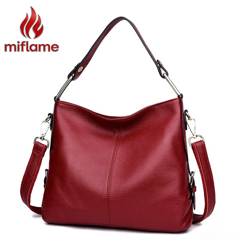 กระเป๋าสะพายไหล่หนังแท้สำหรับผ - Luxury Bags Quiet บทวิจารณ์และราคา