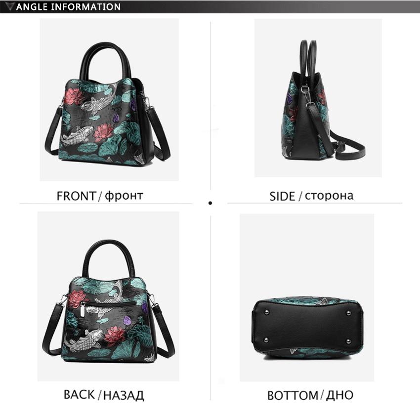 Retro กระเป๋าถือผู้หญิงไหล่กระ - Luxury Bags Medium Size บทวิจารณ์และราคา