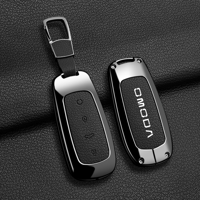 เคสกุญแจรีโมทรถยนต์ วัสดุโลหะผ - Key Holder Leather Pouch บทวิจารณ์และราคา