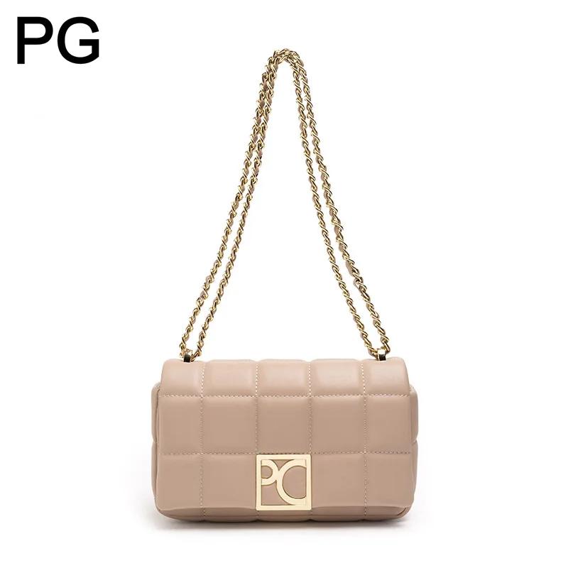กระเป๋าสะพายข้าง PG สำหรับผู้ห - Chain Crossbody Quilted บทวิจารณ์และราคา