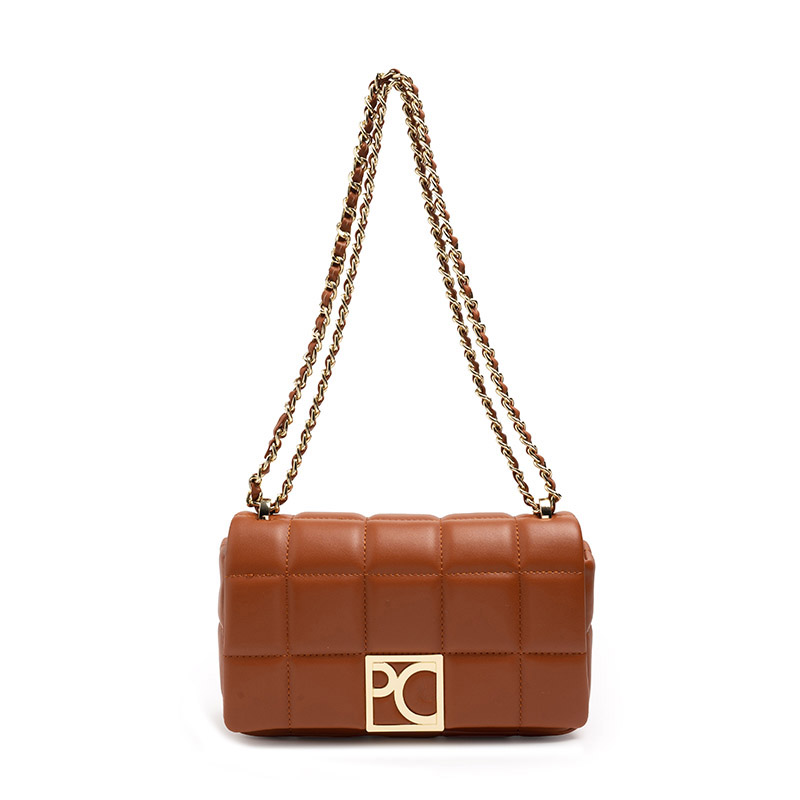 กระเป๋าสะพายข้าง PG สำหรับผู้ห - Chain Crossbody Quilted บทวิจารณ์และราคา
