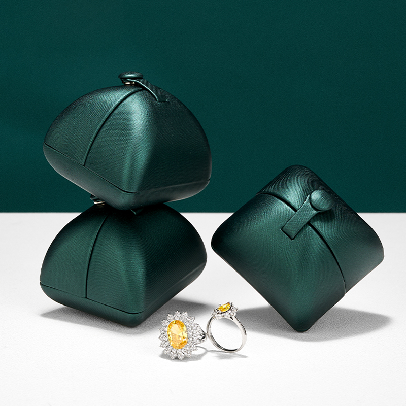 กล่องใส่แหวนสีเขียวเข้มสุดหรู  - Luxury Bags List บทวิจารณ์และราคา