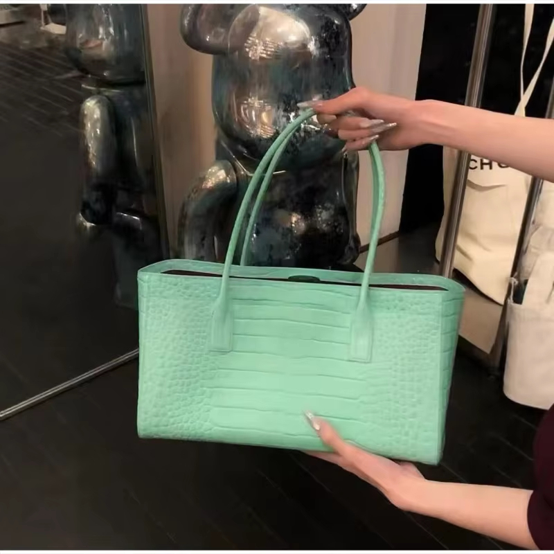 จัดส่งฟรี กระเป๋าถือลายหนังจระ - Luxury Bags Green บทวิจารณ์และราคา