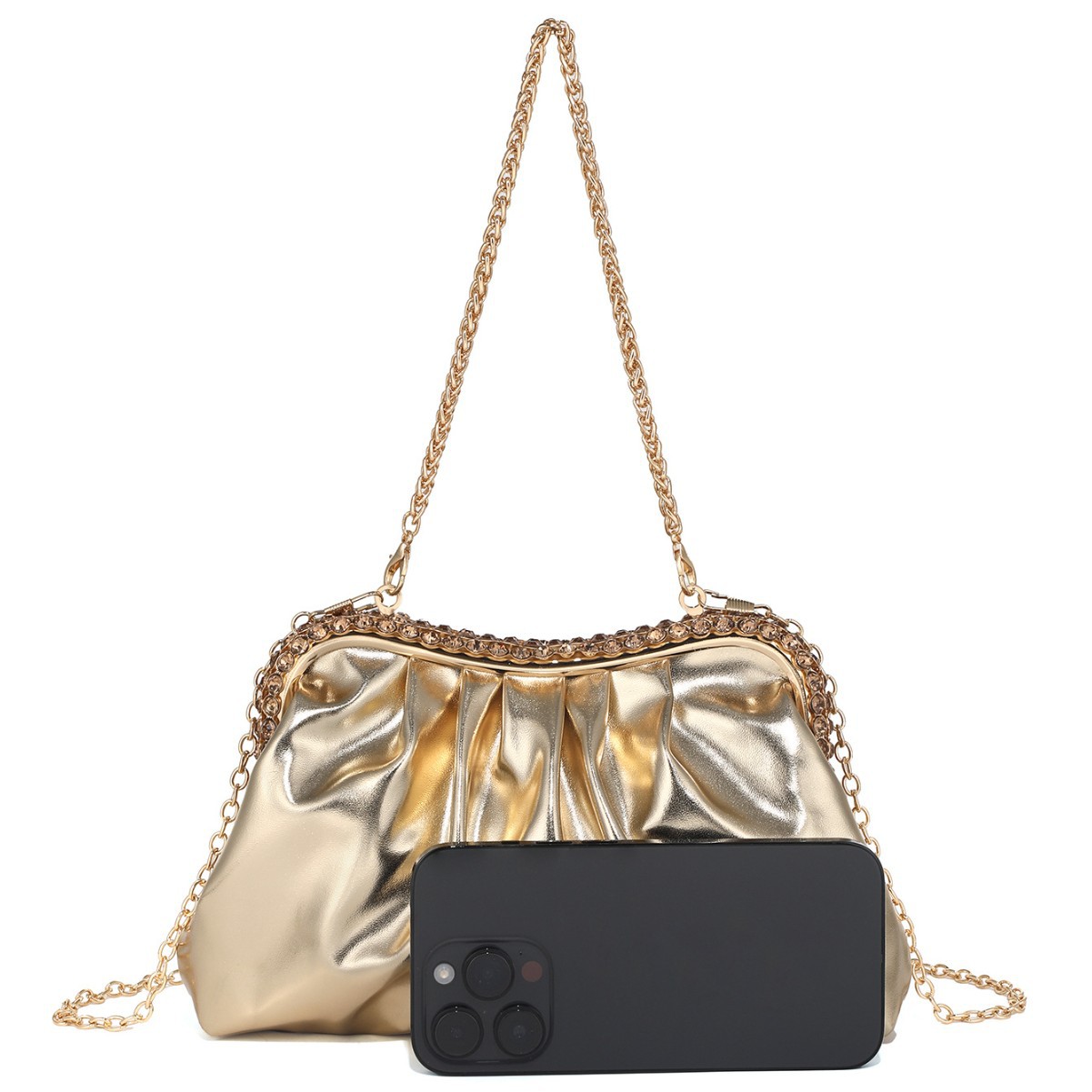 กระเป๋าคลิปหนีบประดับเพชรพลอยห - Luxury Bags Quiet บทวิจารณ์และราคา