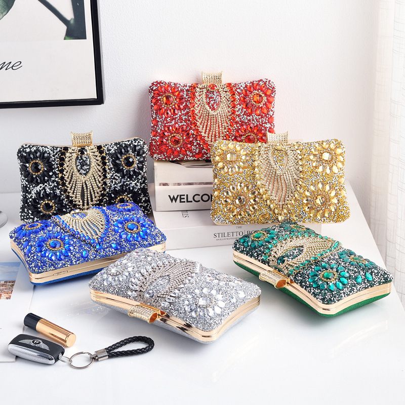 หรูหราสีเขียวพู่คลัทช์กระเป๋าผ - Luxury Bags Green บทวิจารณ์และราคา