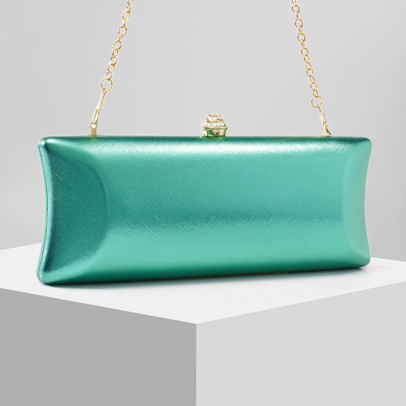 กระเป๋าคลัทช์ทรงกล่องยาวคลาสสิ - Luxury Bags Green บทวิจารณ์และราคา