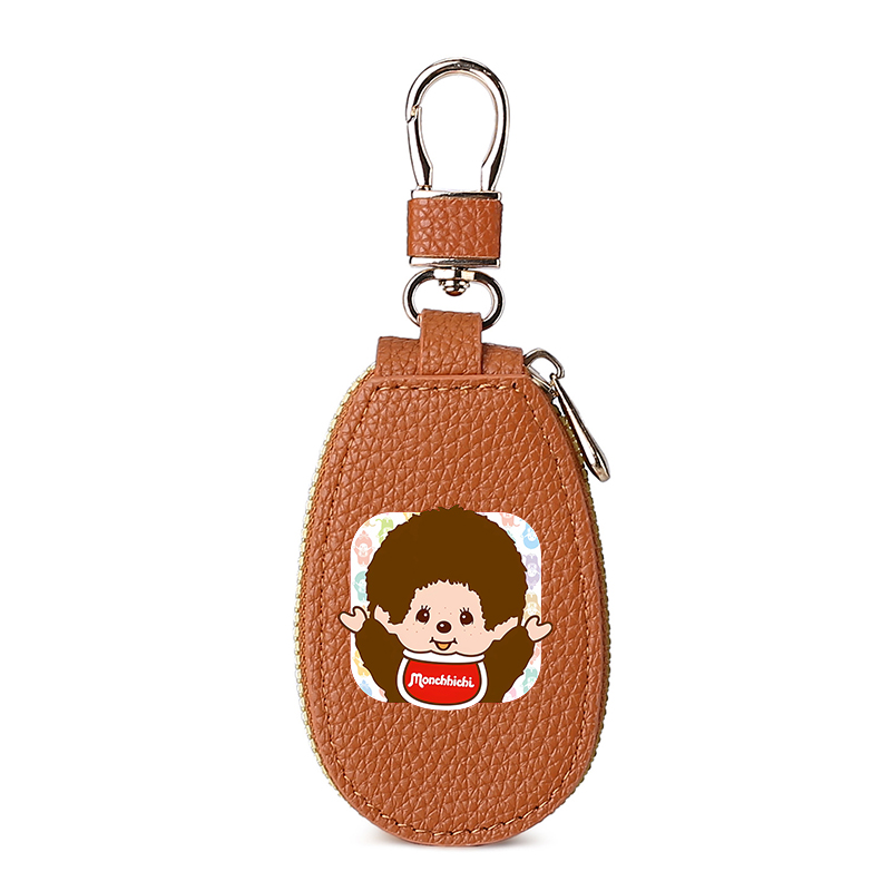1 ชิ้น MONCHHICHI กระเป๋าใส่กุ - Key Holder Leather Pouch บทวิจารณ์และราคา