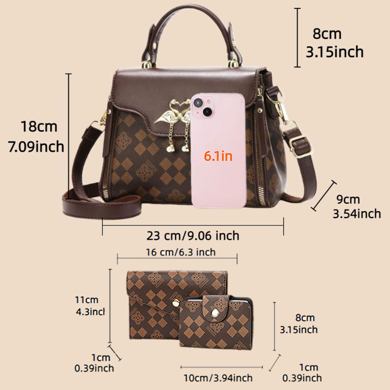 ชุดกระเป๋าผู้หญิง 3 ชิ้น กระเป - Luxury Bags & Leather Repair Of Atlanta บทวิจารณ์และราคา