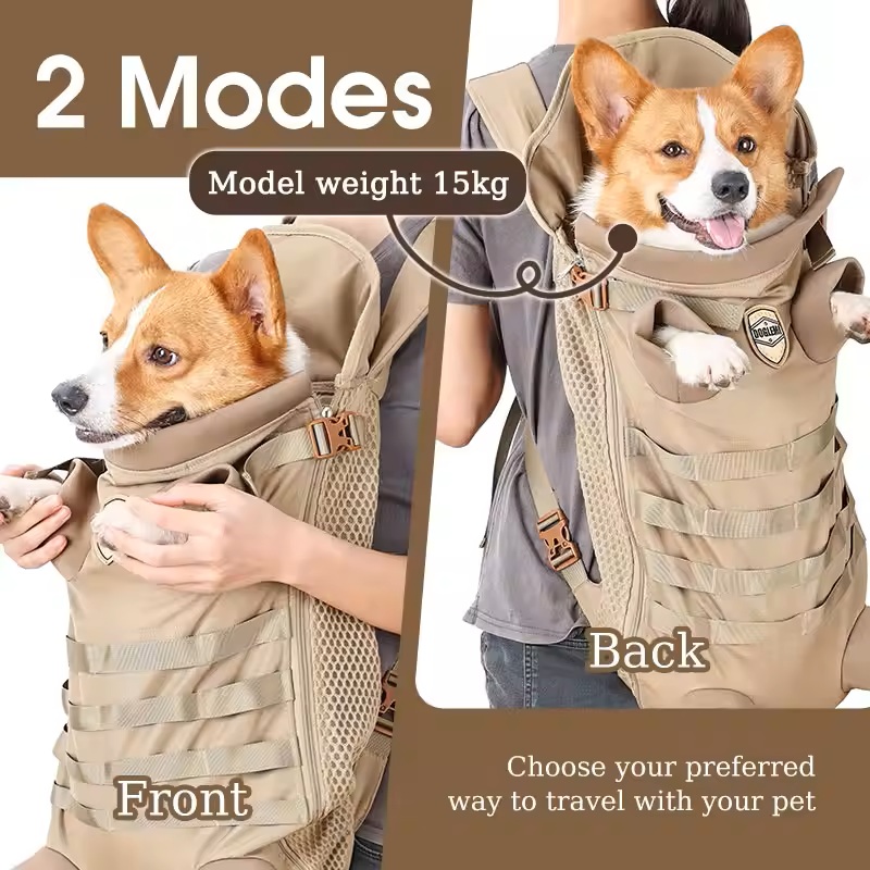 กระเป๋าเป้สะพายหลังสำหรับสุนัข - Luxury Bags Medium Size บทวิจารณ์และราคา