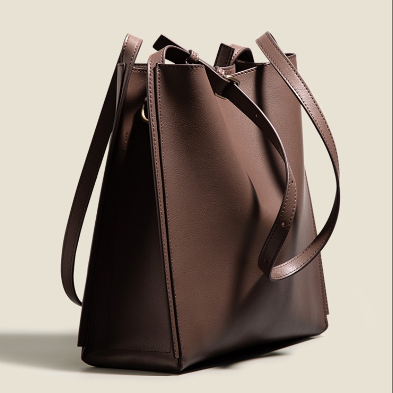 กระเป๋าหนังแท้ทรงถังสำหรับผู้ห - Luxury Bags Quiet บทวิจารณ์และราคา