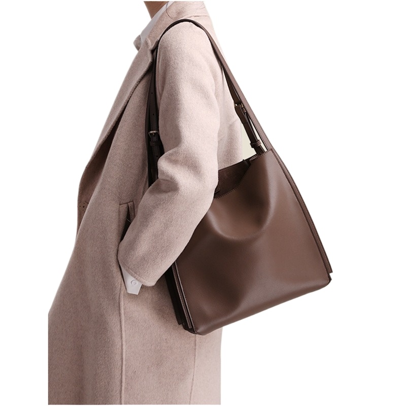 กระเป๋าหนังแท้ทรงถังสำหรับผู้ห - Luxury Bags Quiet บทวิจารณ์และราคา