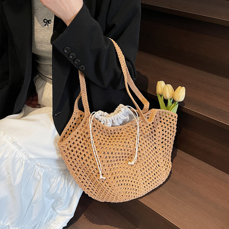 กระเป๋าโท้ทสานฟางชายหาดฤดูร้อน - Luxury Beach Bags Ysl บทวิจารณ์และราคา