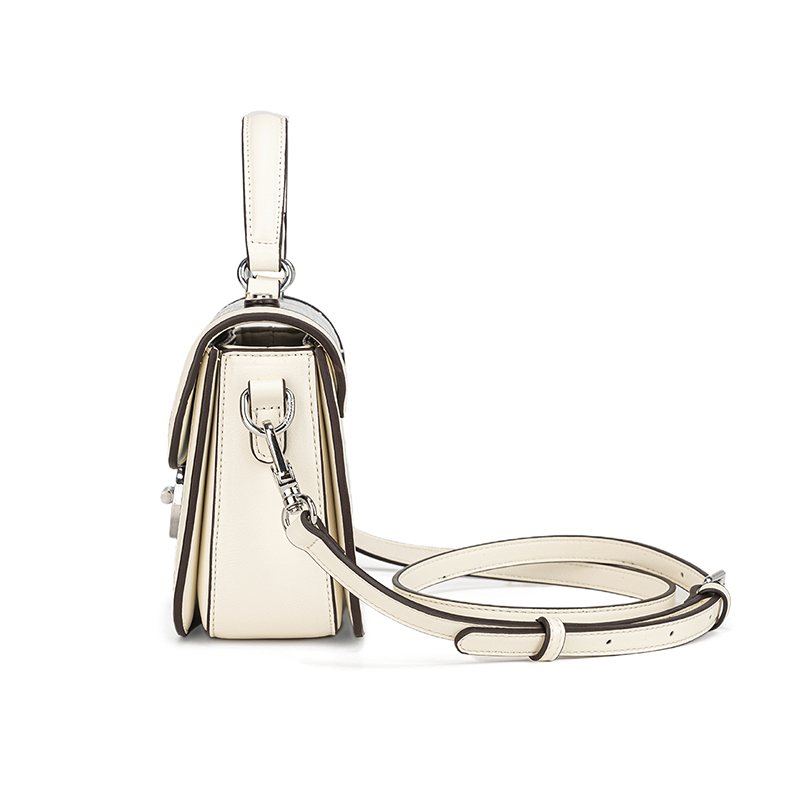 กระเป๋าถือผู้หญิงสีน้ำเงินขาว  - Structured Handbag Top Handle บทวิจารณ์และราคา