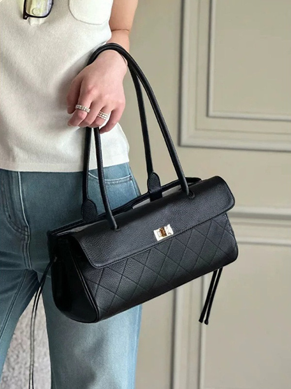 CLAREGQI 2026 กระเป๋าสะพายไหล่ - Structured Handbag Top Handle บทวิจารณ์และราคา