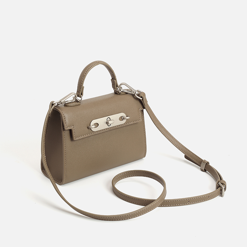 กระเป๋าถือทรงแข็งแบบมีหูหิ้ว ท - Structured Handbag Top Handle บทวิจารณ์และราคา